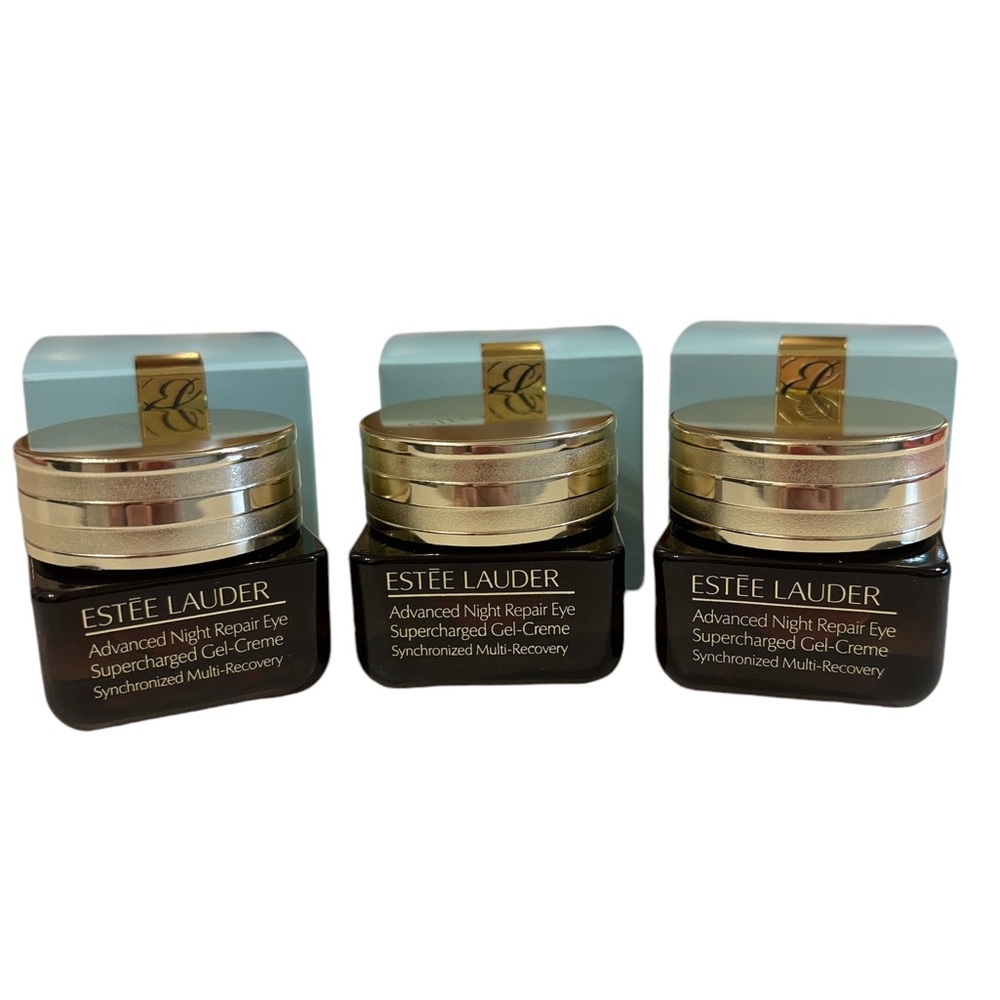 NIB 3 ESTEE LAUDER ADVANCED NIGHT REPAIR EYE SUPERCHARGED GEL-CREAM - FULL SIZE - Picture 2 of 6